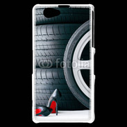 Coque Sony Xperia Z1 Compact Jantes et escarpins