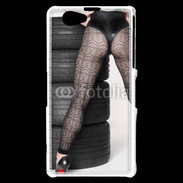 Coque Sony Xperia Z1 Compact Jantes et escarpins 2