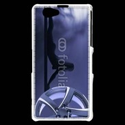 Coque Sony Xperia Z1 Compact Silhouette sexy avec jante de voiture