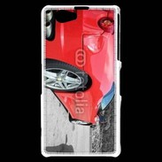Coque Sony Xperia Z1 Compact Voiture de sport rouge italienne