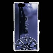 Coque Sony Xperia Z1 Compact Silhouette sexy avec jante de voiture 2