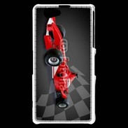 Coque Sony Xperia Z1 Compact Formule 1 et drapeau à damier 50