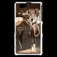 Coque Sony Xperia Z1 Compact Selle de cowboy