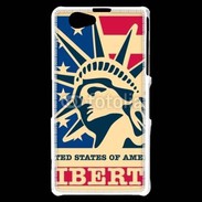 Coque Sony Xperia Z1 Compact Timbre USA