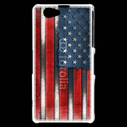 Coque Sony Xperia Z1 Compact USA Grunge drapeau