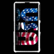 Coque Sony Xperia Z1 Compact Logo USA 5