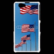 Coque Sony Xperia Z1 Compact Drapeaux USA