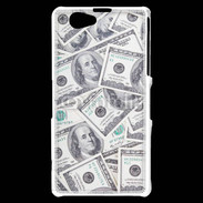 Coque Sony Xperia Z1 Compact Fond dollars