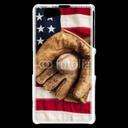 Coque Sony Xperia Z1 Compact Passion Baseball USA 60