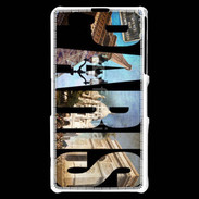 Coque Sony Xperia Z1 Compact Paris en lettres