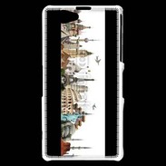 Coque Sony Xperia Z1 Compact Tour du monde 6