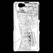 Coque Sony Xperia Z1 Compact Dessin Arc de Triomphe Paris