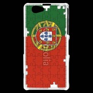 Coque Sony Xperia Z1 Compact Portugal en puzzle