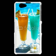 Coque Sony Xperia Z1 Compact Cocktail piscine