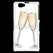 Coque Sony Xperia Z1 Compact Coupes de Champagne