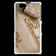 Coque Sony Xperia Z1 Compact Bouchon de bouteille de vin Bordeaux