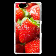 Coque Sony Xperia Z1 Compact Fraises en folie