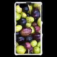Coque Sony Xperia Z1 Compact Olives de Provence