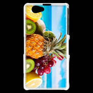 Coque Sony Xperia Z1 Compact Fruits frais sur la plage
