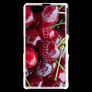 Coque Sony Xperia Z1 Compact Fond de cerises