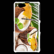 Coque Sony Xperia Z1 Compact Pinacolada dans une noix de coco 2