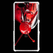 Coque Sony Xperia Z1 Compact Cocktail cerise 10