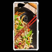 Coque Sony Xperia Z1 Compact Cuisine asie Wok