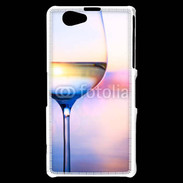 Coque Sony Xperia Z1 Compact Vin blanc vue mer