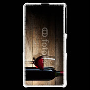 Coque Sony Xperia Z1 Compact Vin rouge 1