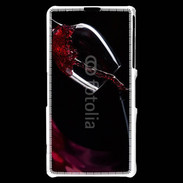 Coque Sony Xperia Z1 Compact Vin rouge 2