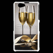Coque Sony Xperia Z1 Compact Coupes de champagne 3