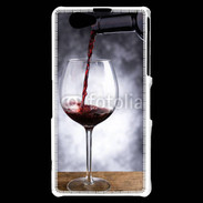 Coque Sony Xperia Z1 Compact Vin rouge 6
