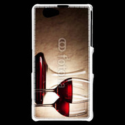 Coque Sony Xperia Z1 Compact Vin rouge 7