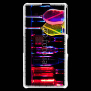 Coque Sony Xperia Z1 Compact Cocktails rose et jaune