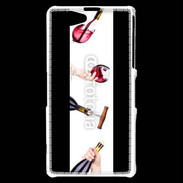 Coque Sony Xperia Z1 Compact Vin rouge !!