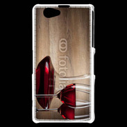 Coque Sony Xperia Z1 Compact Vin rouge 12