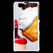 Coque Sony Xperia Z1 Compact Bouche gourmande