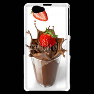 Coque Sony Xperia Z1 Compact Fraise et chocolat