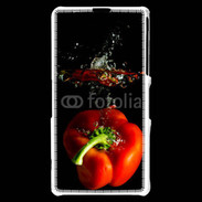 Coque Sony Xperia Z1 Compact Poivron rouge