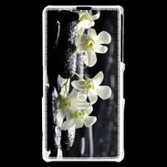 Coque Sony Xperia Z1 Compact Orchidée blanche Zen 11
