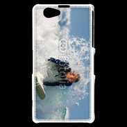 Coque Sony Xperia Z1 Compact Surfeur dans la vague