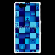 Coque Sony Xperia Z1 Compact Mosaïque de la mer