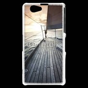 Coque Sony Xperia Z1 Compact Voilier au couché du soleil