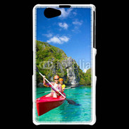 Coque Sony Xperia Z1 Compact Kayak dans un lagon