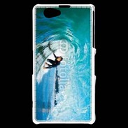 Coque Sony Xperia Z1 Compact Surfeur dans un tube