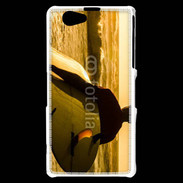 Coque Sony Xperia Z1 Compact Surfer à la tombée de la nuit