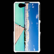 Coque Sony Xperia Z1 Compact Ponton sur mer des tropiques