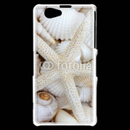 Coque Sony Xperia Z1 Compact Coquillage et étoile de mer