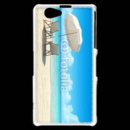 Coque Sony Xperia Z1 Compact Transats vue mer