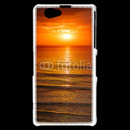 Coque Sony Xperia Z1 Compact Couché de soleil mer 2